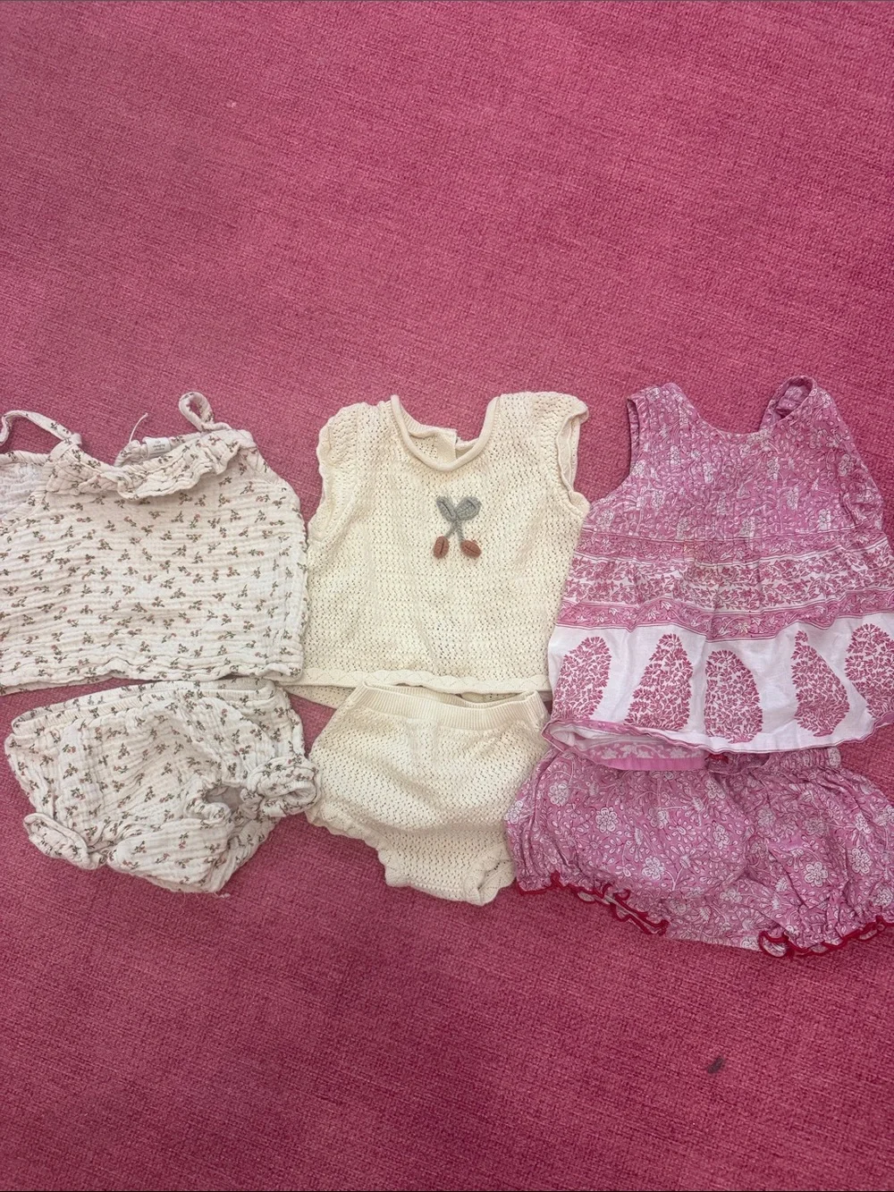 Lot of adorable two piece sets. Rylee and cru, pink chicken